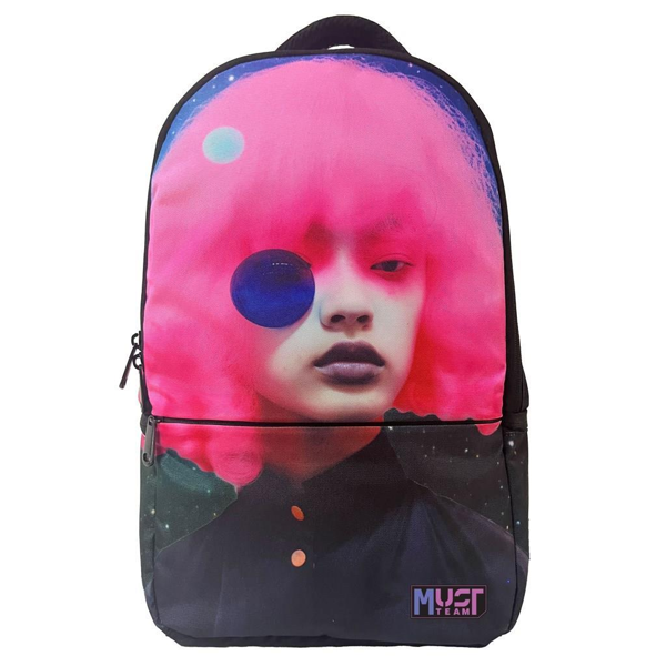 ΤΣΑΝΤΑ ΠΛΑΤΗΣ MUST ART 29Χ16Χ45ΕΚ 1 ΚΕΝΤΡΙΚΗ ΘΗΚΗ GIRL PINK HAIR