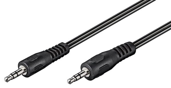 ΚΑΛΩΔΙΟ AUDIO POWERTECH καλώδιο ήχου 3.5mm CAB-J056, 3 pin stereo, 2m, μαύρο