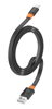 ΚΑΛΩΔΙΟ USB 2.0 MALE TO MICRO CELEBRAT CB-33M, flat, 10.5W, 1m, μαύρο