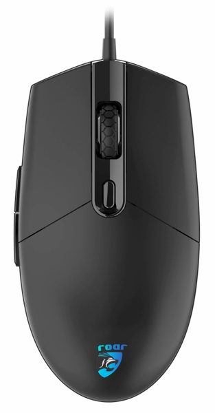 ΠΟΝΤΙΚΙ ΕΣΥΡΜΑΤΟ ROAR gaming ποντίκι RR-0012, oπτικό, 6400DPI, 6 πλήκτρα, μαύρο