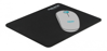 MOUSE PAD DELOCK mouse pad 12005, 22x18x0.2cm, μαύρο