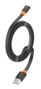 ΚΑΛΩΔΙΟ CELEBRAT Lightning σε USB CB-33L, flat, 12W, 1m, μαύρο