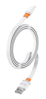 ΚΑΛΩΔΙΟ CELEBRAT Lightning σε USB CB-33L, flat, 12W, 1m, λευκό