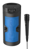 ΗΧΕΙΑ BLUETOOTH ΦΟΡΗΤΟ CELEBRAT φορητό ηχείο OS-09 με μικρόφωνο, 10W, 1200mAh, Bluetooth, μαύρο ή μπλέ κώνο
