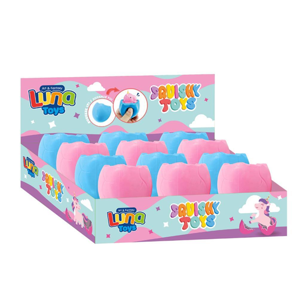 ΠΑΙΧΝΙΔΙ SQUISHY UNICORN 3ΧΡΩΜ LUNA