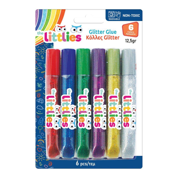 Κόλλα Glitter 6γρ. The littlies σε 6 Χρώματα