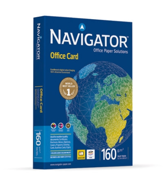 ΧΑΡΤΙ ΞΗΡΟΓΡΑΦΙΚΟ Α4 NAVIGATOR OFFICE 160gr 250φ. ΛΕΥΚΟ SILK