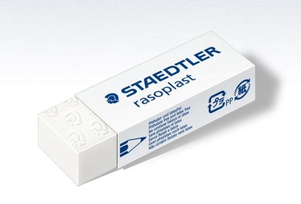 ΓΟΜΟΛΑΣΤΙΧΑ STAEDTLER RASOPLAST ΛΕΥΚΗ ΜΕΓΑΛΗ 525B20