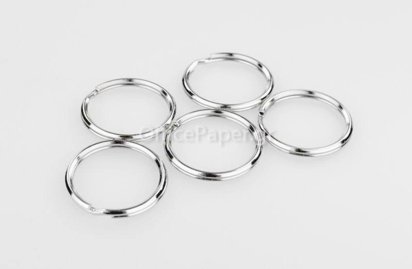 ΚΡΙΚΟΙ ΚΛΕΙΔΙΩΝ Φ30mm ΜΕΤΑΛΛΙΚΟΙ SILVER