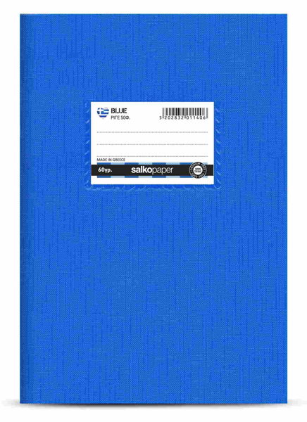 ΤΕΤΡΑΔΙΟ ΜΠΛΕ ΕΚΘΕΣΕΩΝ17Χ25 50Φ.BLUE 60gr.W/F