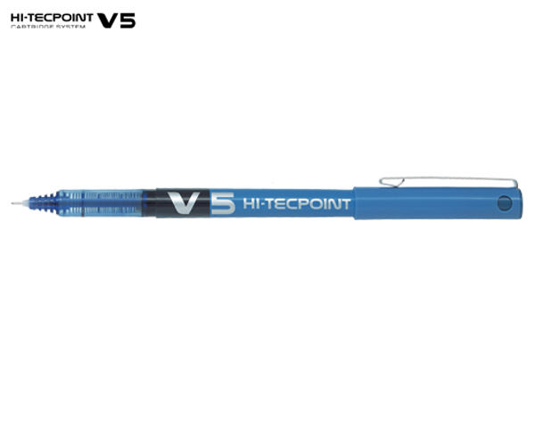 ΣΤΥΛΟ  PILOT  V-5 HI-TECHPOINT  0,5 mm  (EX-FINE)  ΜΠΛΕ