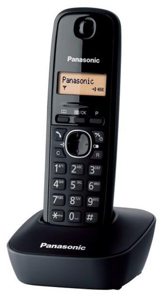 ΤΗΛΕΦΩΝΟ ΑΣΥΡΜΑΤΟ PANASONIC KX-TG1611 ΜΑΥΡΟ