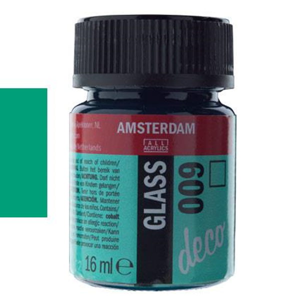 ΧΡΩΜΑ DECORFIN ΓΙΑ ΓΥΑΛΙ 16ml  GREEN-ΠΡΑΣΙΝΟ Νο600