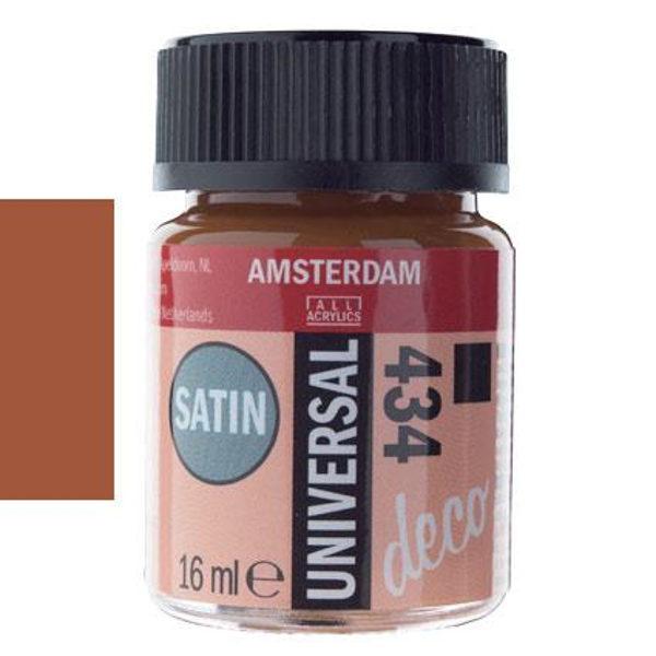 ΧΡΩΜΑ DECORFIN UNIVERSAL SATIN 16ml SIENNA-ΚΑΦΕ ΣΙΕΝΝΑ Νο434
