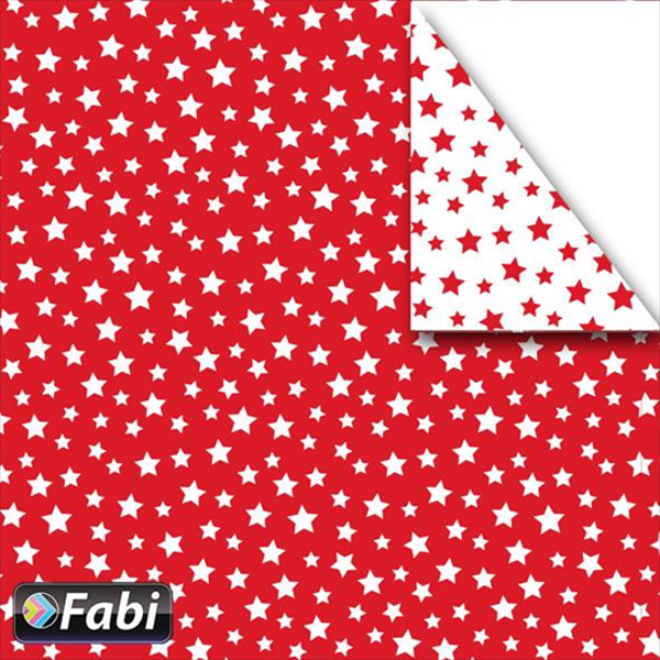 ΧΑΡΤΟΝΙ ΦΩΤΟ FABI ΧΜΑS ΜΙΝΙ ΑΣΤΕΡΙΑ ΚΟΚΚΙΝΑ  50X70 1455092