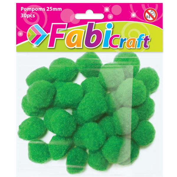 ΠΟΜ ΠΟΜ FABI 25mm 30TEM ΠΡΑΣΙΝΟ