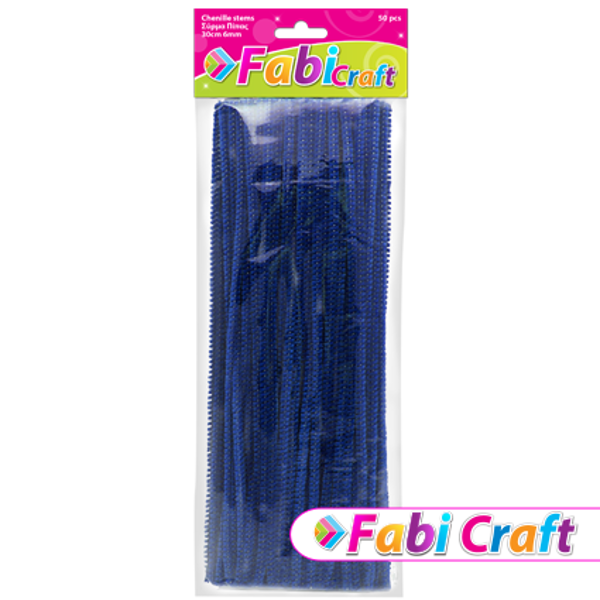 ΣΥΡΜΑ ΠΙΠΑΣ FABI ΜΠΛΕ 6mm Χ 30cm ΣΑΚ.50ΤΕΜ