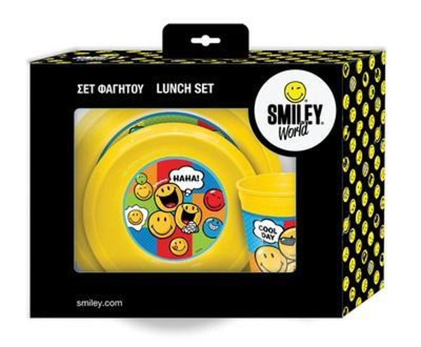 ΣΕΤ ΦΑΓΗΤΟΥ SMILEYS ΠΙΑΤΟ ΜΠΩΛ ΠΟΤΗΡΙ  3ΤΕΜΑΧΙΩΝ 000504547