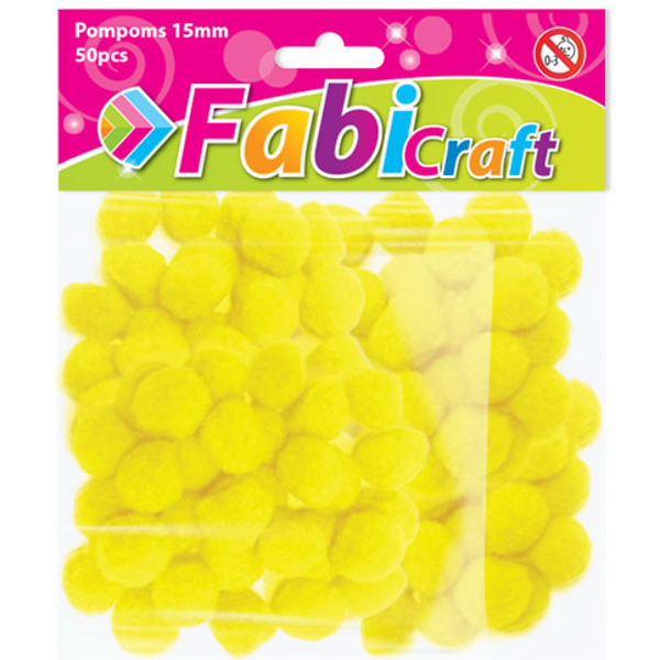 ΠΟΜ ΠΟΜ FABI 15mm 50TEM KAΦΕ