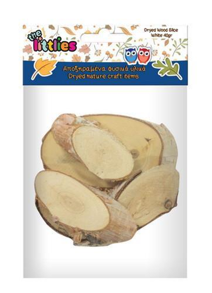 ΚΟΡΜΟΙ ΑΠΟΞΗΡΑΜΕΝOI ΛΕΥΚΟΙ 40gr LUNA  +-8ΤΕΜ (+-5ΕΚ διάμ.)