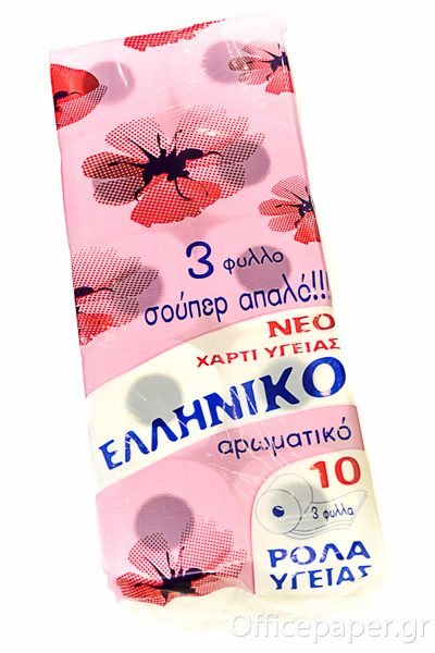 ΧΑΡΤΙ ΥΓΕΙΑΣ ΕΛΛΗΝΙΚΟ 10 ΡΟΛΛΑ 115 3ΦΥΛΛΑ 10Χ14.5ΕΚ 17Μ 110gr.
