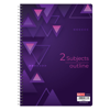 ΤΕΤΡΑΔΙΟ ΣΠ. OUTLINE 17Χ25 Β5 2Θ 4 ΧΡΩΜΑΤΑ 60φ./120σελ.