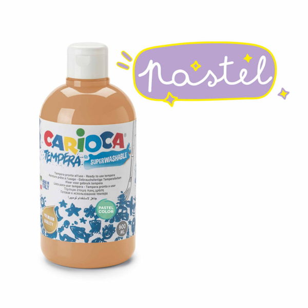ΤΕΜΠΕΡΑ CARIOCA 500ml ΠΑΣΤΕΛ ΚΙΤΡΙΝΟ -PASTEL YELLOW