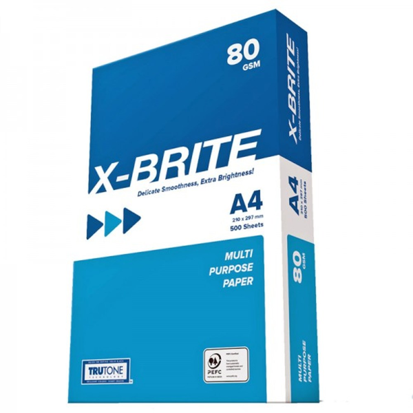 ΧΑΡΤΙ ΞΗΡΟΓΡΑΦΙΚΟ  Α4 X-BRITE 80gr 500Φ/ΠΑΚ