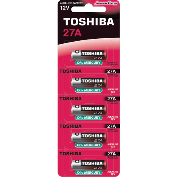 ΜΠΑΤΑΡΙΕΣ TOSHIBA 27A 12VOLT  6LR27-L828F 1ΤΕΜ ALKALINE