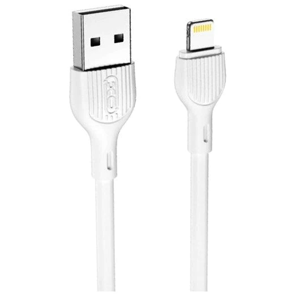 ΚΑΛΩΔΙΟ USB 2.0 MALE- LIGHTNING IPHONE ,1 Metres, 2.1A WHITE ,XO ,NB-200