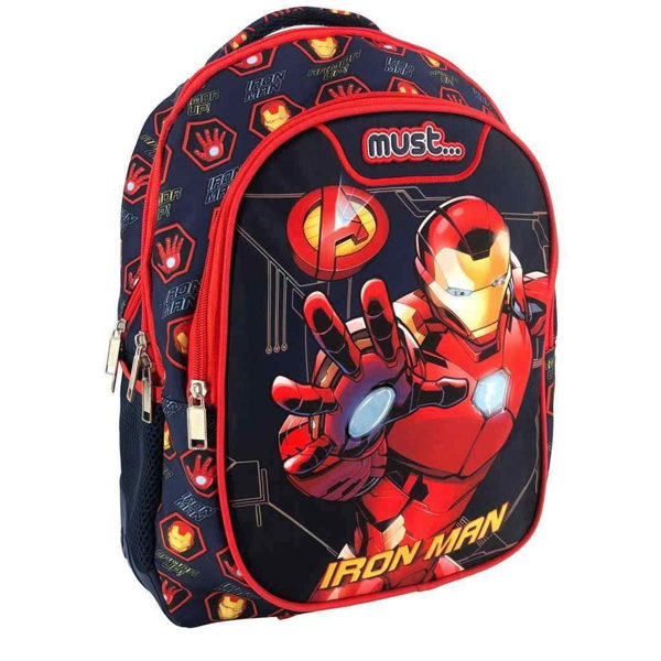 ΤΣΑΝΤΑ ΠΛΑΤΗΣ 32X18X43 3ΘΗΚΕΣ IRON MAN