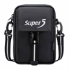 ΤΣΑΝΤΑΚΙ ΩΜΟΥ SUPER FIVE 13x4x18cm BLACK K00104-BK
