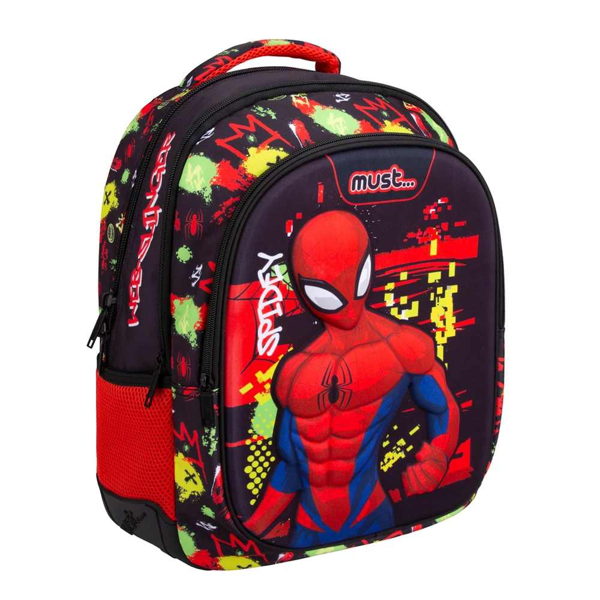 ΤΣΑΝΤΑ ΠΛΑΤΗΣ 32X18X43 3ΘΗΚΕΣ SPIDERMAN