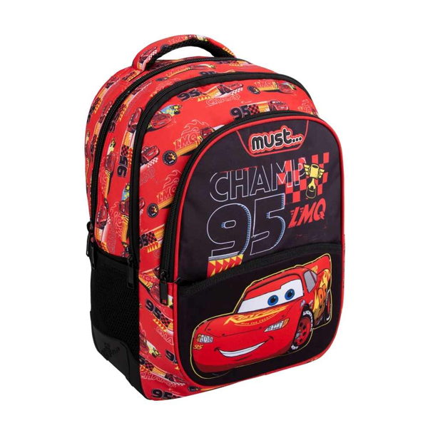 ΤΣΑΝΤΑ ΠΛΑΤΗΣ 32X18X43 3ΘΗΚΕΣ CARS LETS RACE