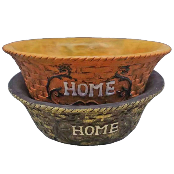 ΚΑΛΑΘΙ ΚΕΡΑΜΙΚΟ ΠΛΕΚΤΟ HOME Φ22x7cm 73-2000