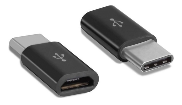 ΑΝΤΑΠΤΟΡΑΣ POWERTECH Adapter USB Type-C σε Micro USB LONG  CAB-UC043, μαύρο