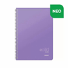 ΤΕΤΡΑΔΙΟ ΣΠΙΡΑΛ SOLID MATTE WIRELOCK 17X25  ΘΕΜΑΤΑ 3 ΧΑΡΤΙ 70gr 90Φ LOGIGRAF 2023