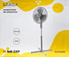 ΑΝΕΜΙΣΤΗΡΑΣ SIDIRELLA ΜΕ ΟΡΘΟΣΤΑΤΗ 60Χ60Χ125EK. 45WATT 3 ΤΑΧΥΤΗΤΕΣ ΚΑΙ ΠΕΡΙΣΤΡΟΦΗ ,ΓΚΡΙ Ε-02702