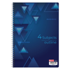 ΤΕΤΡΑΔΙΟ ΣΠ. OUTLINE Α4 4Θ 4 ΧΡΩΜΑΤΑ 120φ. 240 ΣΕΛΙΔΕΣ 322514
