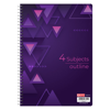 ΤΕΤΡΑΔΙΟ ΣΠ. OUTLINE Α4 4Θ 4 ΧΡΩΜΑΤΑ 120φ. 240 ΣΕΛΙΔΕΣ 322514