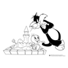 ΜΠΛΟΚ ΧΡΩΜΑΤΙΖΩ ΚΑΙ ΔΙΑΣΚΕΔΑΖΩ LOONEY TUNES Α4 16φ/32σελ. SALKO  3+