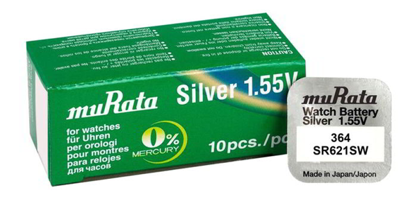 ΜΠΑΤΑΡΙΕΣ SONY LITHIUM 364 SR621W   0% MERCURY