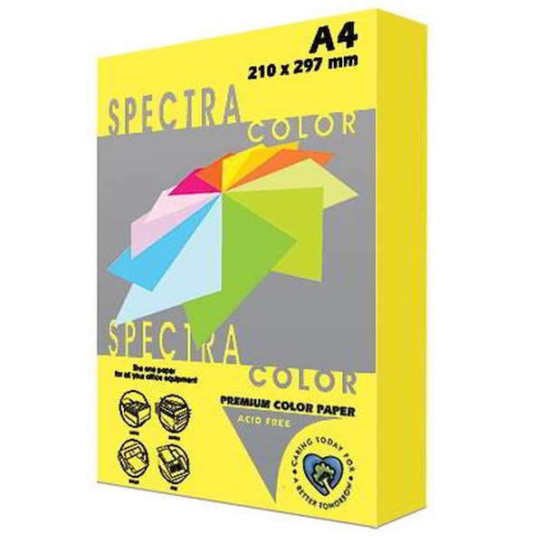 ΧΑΡΤΙ SPECTRA A4 160GR ΠΑΚ.250ΦΥΛΛΑ YWLLOW-LEMON 210