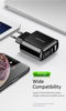 ΦΟΡΤΙΣΤΗΣ ΜΠΡΙΖΑΣ USAMS  T23, USB & type-C, οθόνη, 18W 3A, μαύρος