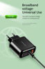 ΦΟΡΤΙΣΤΗΣ ΜΠΡΙΖΑΣ USAMS  T23, USB & type-C, οθόνη, 18W 3A, μαύρος