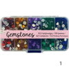ΧΑΝΤΡΕΣ ΣΤΡΑΣΑΚΙΑ 55G GEMSTONES ΣΕ ΠΛΑΣΤΙΚΟ ΚΟΥΤΑΚΙ - 2 ΣΧΕΔΙΑ