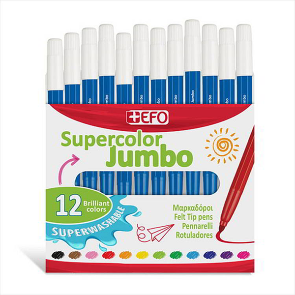 ΜΑΡΚΑΔΟΡΟΙ ΜΟΝΟΧΡΩΜΙΕΣ EFO JUMBO 1 TEM ΜΠΛΕ 390308