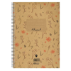 ΤΕΤΡΑΔΙΟ ΣΠΙΡΑΛ MONO SALKO FLORAL 17X25 90Φ ΘΕΜΑΤΑ 3 6443