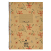 ΤΕΤΡΑΔΙΟ ΣΠΙΡΑΛ MONO SALKO FLORAL 17X25 90Φ ΘΕΜΑΤΑ 3 6443