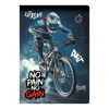 ΤΕΤΡΑΔΙΟ ΚΑΡΦΙΤΣΑ NO PAIN NO GAIN 17X25 40Φ SALKO 7142